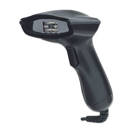 LECTOR CODIGO DE BARRAS MANHATTAN LASER 2D USB NEGRO 177603