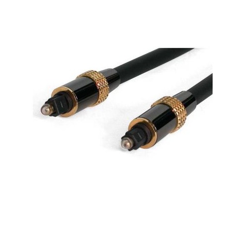 Cable 6m Toslink Optico Audio  Digital SPDIF Ngro  STARTECH TOSLINK20