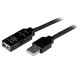 Cable 15m  USB 2.0 Activo Amplificado M a H  STARTECH USB2AAEXT15M