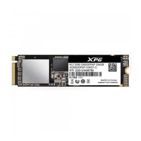 UNIDAD SSD M.2 ADATA XPG 256GB SX8200P PCIE ASX8200PNP-256GT-C