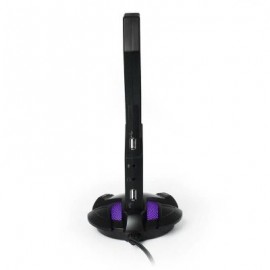 BASE HEADSET YEYIAN YAO-29201N RGB 2 USB2.0 MIC EQUALIZADOR NEGRO