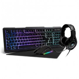 KIT VORAGO START THE GAME KMH-501 TECLADO MOUSE HEADSET TAPETE C LUZ