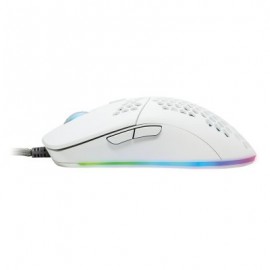 MOUSE GAMER GAME FACTOR MOG601 CLICK LÁSER 16000 DPI RGB BLANCO