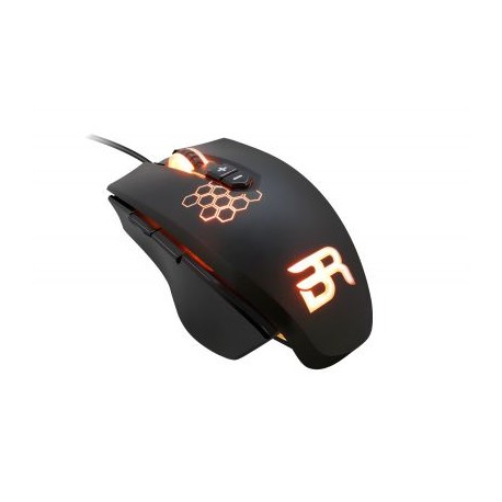 MOUSE GAMING BALAM RUSH BR-912877 - USB, JUEGO, 8200 DPI, NEGRO