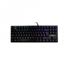 TECLADO MECANICO GAMER TKL GAMEFACTOR KBG500 RGB TENKEYLESS AZUL