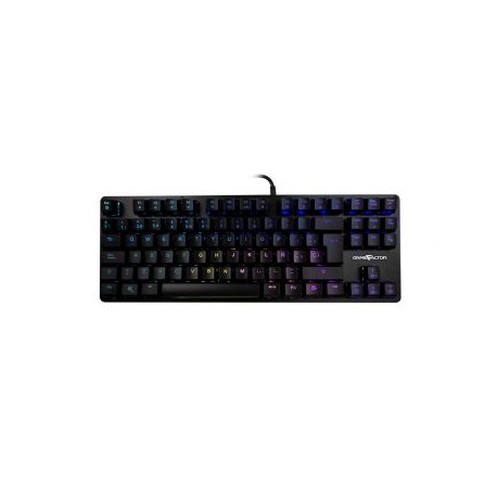 TECLADO MECANICO GAMER TKL GAMEFACTOR KBG500 RGB TENKEYLESS AZUL