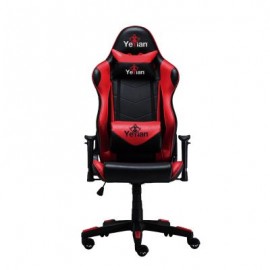 SILLA GAMING YEYIAN YAR-9863R ASIENTO ACOLCHADO NEGRO/ROJO
