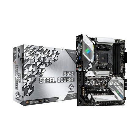 TARJETA MADRE ASROCK B550 STEEL LEGEND AM4 ATX USB3.2 DDR4