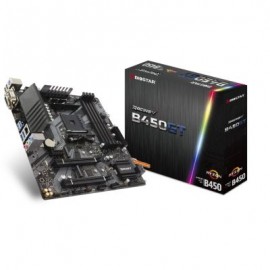 TARJETA MADRE BIOSTAR B450GT DDR4 HDMI VGA PCIE M.2 SOC AM4 RYZEN