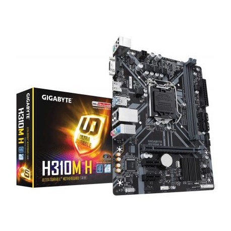 TARJETA MADRE GIGABYTE H310M H MICRO ATX S-1151 INTEL 2xDDR4 USB 3.1
