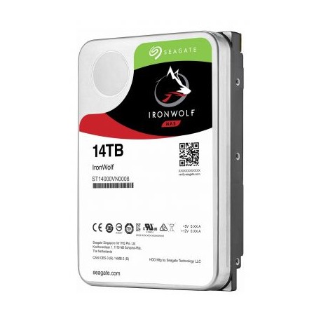 DISCO DURO INTERNO SEAGATE 14TB 3.5 ST14000VN0008 IRONWOLF