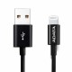 CABLE LIGHTNING ADATA AMFIPL-1M-CBK ADATA AMFIPL-1M-CBK USB 1M