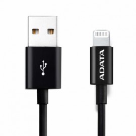 CABLE LIGHTNING ADATA AMFIPL-1M-CBK ADATA AMFIPL-1M-CBK USB 1M