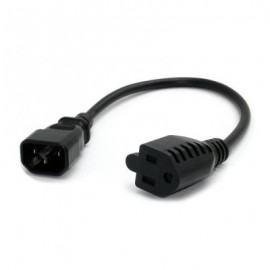 CABLE STARTECH DE PODER PC DE 0.3M PA CK 10 ADAPTADOR NEMA 5 15R A C14
