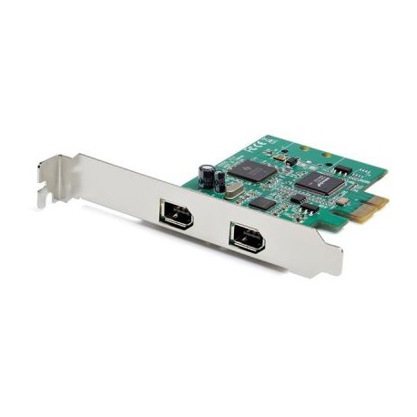 ADAPTADOR TARJETA FIREWIRE PCI E 2 PUERTOS CHIPSET TI TSB82AA2