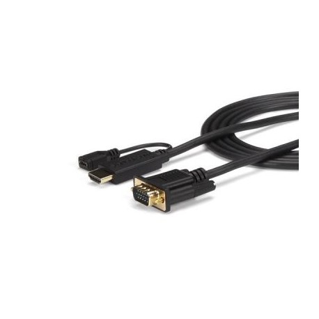 CABLE STARTECH 3M CONVERTIDOR ACTIVO HDMI A VGA 1920X1200 1080P