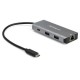 ADAPTADOR HUB USB-C DE 3 PUERT 2X USB-A § USB-C RED 10GBPS