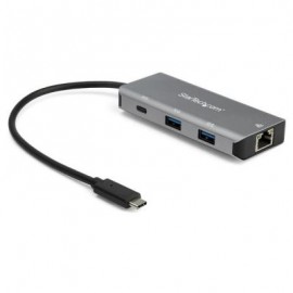 ADAPTADOR HUB USB-C DE 3 PUERT 2X USB-A § USB-C RED 10GBPS