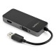 ADAPTADOR DE VIDEO USB 3.0 A H DMI Y VGA 4K 30HZ MULTIPUERTOS
