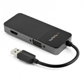 ADAPTADOR DE VIDEO USB 3.0 A H DMI Y VGA 4K 30HZ MULTIPUERTOS