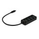 HUB USB TIPO C DE 4 PUERTOS USB-A CON INTERRUPTORES