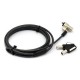 CANDADO WEDGE PARA LAPTOP BROBOTIX LLAVE REDONDA 1.8 M 764465