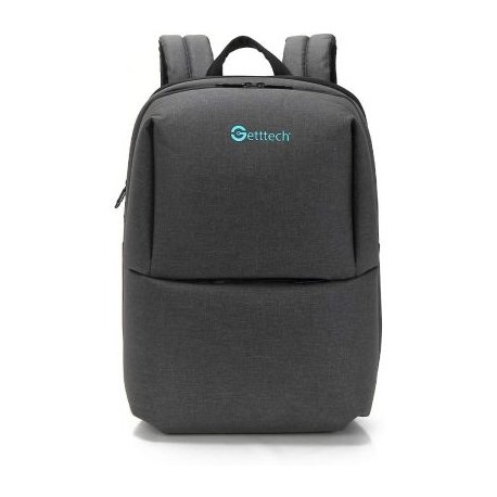 MOCHILA GETTTECH GMS-22002 15.6" STRONG RESISTENTE AL AGUA NEGRO