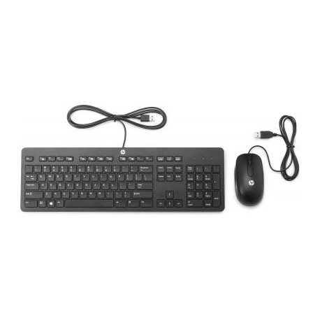 KIT DE TECLADO Y MOUSE HP SLIM BUSINESS ESTANDAR ALAMBRICO NEG