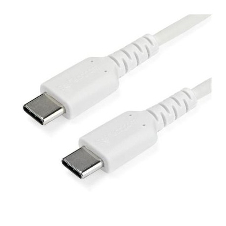 CABLE USB TIPO C STARTECH 2M BLANCO CON FIBRA ARAMIDA RUSB2CC2MW