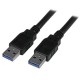 STARTECH CABLE USB 3.0 TIPOA-TIPOA MACHO A MACHO 3m 640MBs USB3SAA3MBK