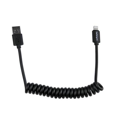 cable 60cm Lightning Apple USB 2.0 Negro  STARTECH USBCLT60CMB