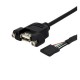 CABLE USB IDC HEMBRA - USB A HEMBRA 91CM  STARTECH USBPNLAFHD3
