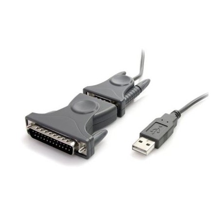 CABLE USB A  SERIAL SERIE DB9 DB25 RS232 0.9M STARTECH ICUSB232DB25