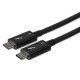 CABLE THUNDERBOLT 3 STARTECH 0.8M 40GBPS ACTIVO 100W TBLT34MM80CM