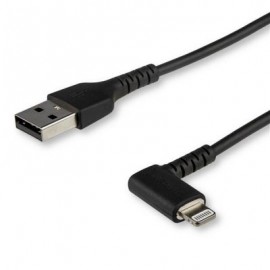 CABLE USB A LIGHTNING STARTECH CODO 1M NEGRO RUSBLTMM1MBR