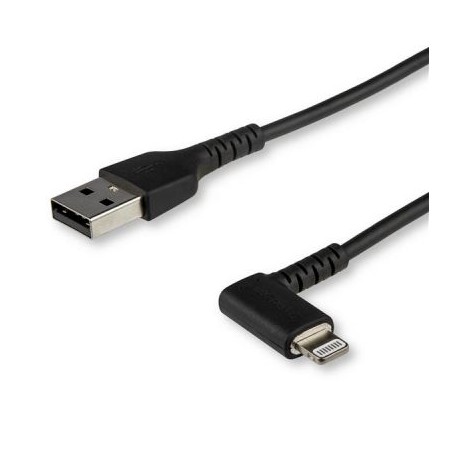 CABLE USB A LIGHTNING STARTECH CODO 1M NEGRO RUSBLTMM1MBR