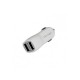 CARGADOR PARA AUTO VORAGO AU-103 BLANCO 2 PUERTOS USB BLISTER