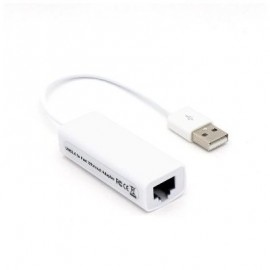 CONVERTIDOR BROBOTIX USB V2.0 A RJ45 USB MACHO-HEMBRA BCO 12CM 497592