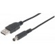 CABLE USB DE ENERGIA MANHATTAN CONECT TIPO M 5.5MM 1M 354202