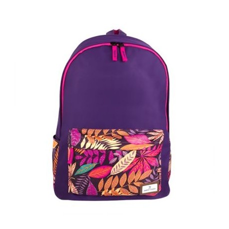 MOCHILA LAPTOP 15” PERFECT CHOICE PC-083375 MORADO POLIESTER MOCHILA