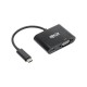 ADAPTADOR USB-C A VGA CON CARGA PD USB3.1 THUNDERBOLT 3 NEGRO