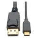 CABLE USB-C A DISPLAYPORT 4K THUNDERBOLT 3 0.91 M Ã¬3 PIES+