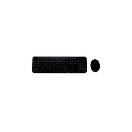 KIT TECLADO Y MOUSE INALAMBRICOS ACTECK VINTAGE T520 NEGRO AC-923170