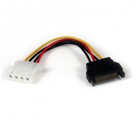 Cable  0.15m SATA LP4 Alimentac Hembra a Macho  STARTECH LP4SATAFM6IN