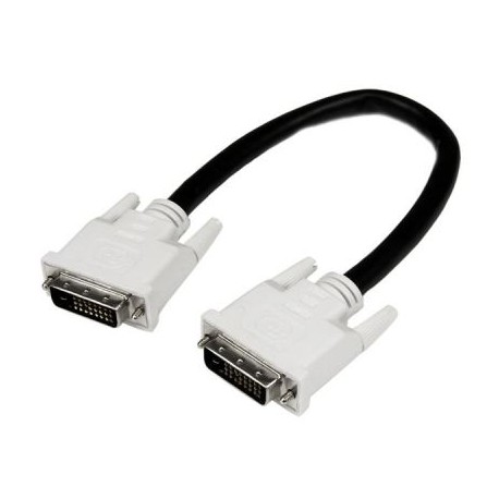 Cable 0.3m DVI-D doble enlace  duallink video macho STARTECH DVIDDMM1