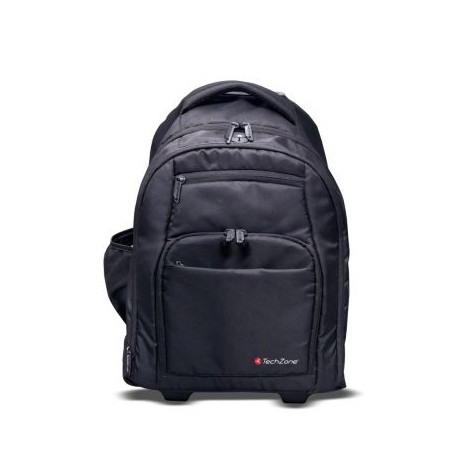 MOCHILA TECHZONE TZ18TLBP24 TROLLEY BAG PARA VIAJES NEGRO