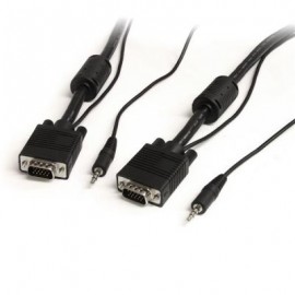 Cable 7.6m Coaxial Video Alta Resol VGA con Audio  STARTECH MXTHQMM25A