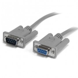 Cable Serial 3m modem nulo  RS232 hembra a macho  STARTECH SCNM9FM