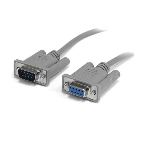 Cable Serial 3m modem nulo  RS232 hembra a macho  STARTECH SCNM9FM