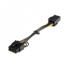Cable Adaptador Alimentac PCIe 6 pines a 8 pines  STARTECH PCIEX68ADAP